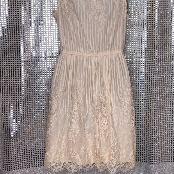 Size Medium Cream Lace Dress - Picture 5 of 6